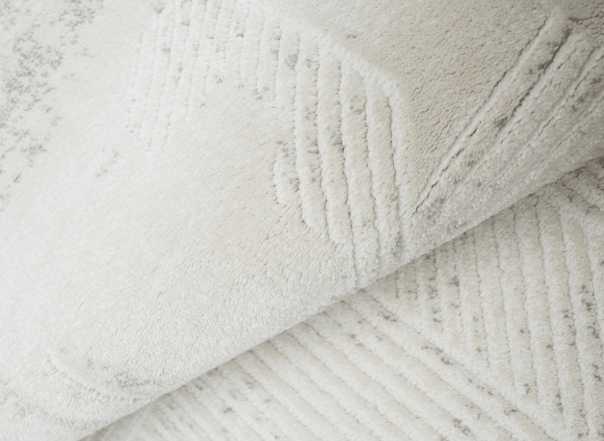 Tapis gris à motifs géométriques 160 x 230 cm BALSA - DécoInParis