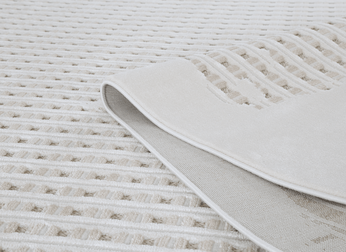 Tapis gris à motifs graphique 200 x 290 cm SIRMA - DécoInParis